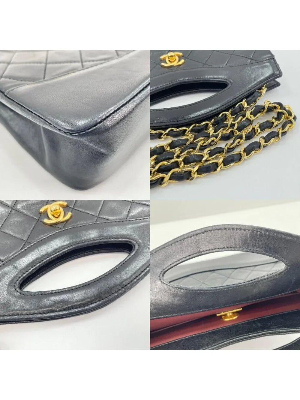 Chanel Handbag Quilted Black